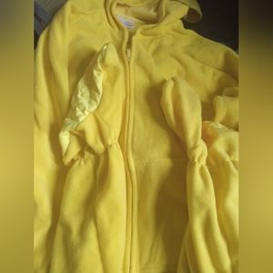 Lemon Yellow Adult Hoodie Fleece Onesie